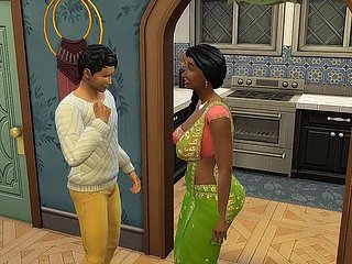Desi Saree Widow zia Shweta - Parte 2 - Caprices malvagio