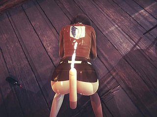 [Attack on Titan] Pov hai trovato Mikasa al debar (porno 3D 60 fps)