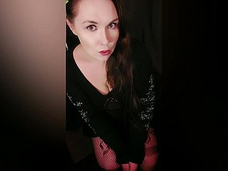 Hot Neighbor Smokes & Milks the brush chubby tits for you!