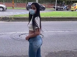 Khá nhỏ bé nhặt lên Latina gà cuối cùng đồng ý làm hài lòng tinh ranh của tôi với âm hộ cắt tỉa của cô ấy