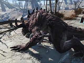Fallout 4 Katsu e la Deathclaw