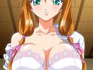 Redhead lindo del bebé en ropa confidential a las pollas duro en anime hentai porno
